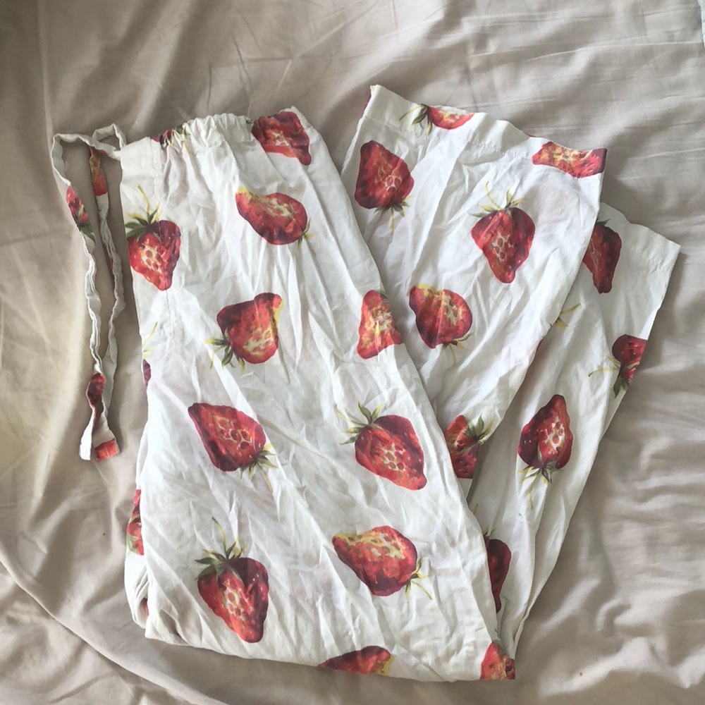 Vintage Victoria’s Secret Strawberry Pajama Pants